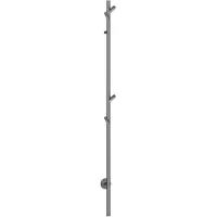 Luca Elektrische Radiator Sanitair incl. Timer bediening, LED Ring en Extra Ophang Opties 170 cm Gun Metal PVD