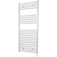 Sanicare Carini elektrische Wifi radiator 112x45cm wit met thermostaat wit rechtsonder