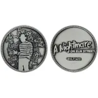 Fanatic Nightmare on Elm Street Verzamelobject Collectable Coin Limited Edition Zilverkleurig