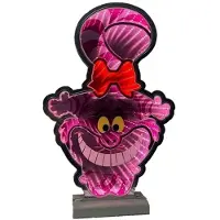 Disney Kerstfiguur Alice In Wonderland Chesire Cat Met Verlichting 27,3 X 1,3 X 41,1 Cm