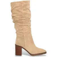 Alpe Dames Camden beige leren laarzen (39), Leer, 3 tot 5 cm, Geen, Casual 521911