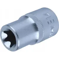 Condor Torx E14 dopsluiting 1/2" - Hoogwaardig chroom-vanadiumstaal