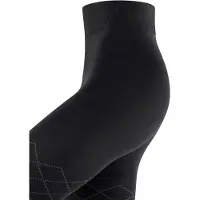 Burlington Damen Argyle Affair gedessineerd katoen panty dames black - maat 3000