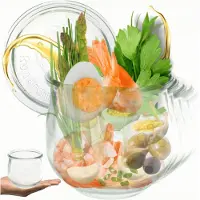 Weck Glazen Potten 580ml - Decoratief Tulip Model - 6 Stuks