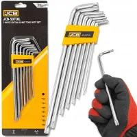 JCB - TORX-sleutelset - L-vormig - Extra lang - Cr-V