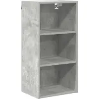 vidaXL Hangkast Beton Grijs 40 x 29,5 x 80 cm Bewerkt hout