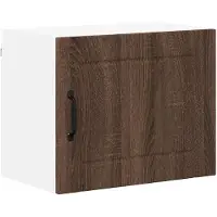 vidaXL Wandkast LUCCA Bruin eiken 50 x 31 x 40 cm Bewerkt hout