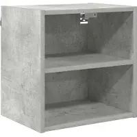 vidaXL Hangkast Beton Grijs 40 x 29,5 x 40 cm Bewerkt hout