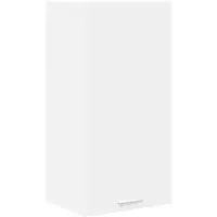 vidaXL Hangkast Wit 40 x 31 x 80 cm Bewerkt hout