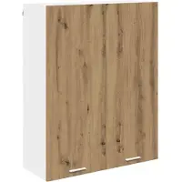 vidaXL Hangkast Artisan Eiken 80 x 31 x 100 cm Bewerkt hout
