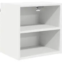 vidaXL Hangkast Wit 40 x 29,5 x 40 cm Bewerkt hout