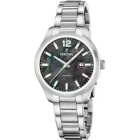 Festina Analoog horloge 'Acero Clasico' zwart