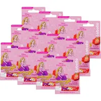Labello Forest Strawberry Disney Princess Rapunzel - Zachte verzorgde lippen - Droge lippen - Hydraterend - Voordeelverpakking - 12stuks