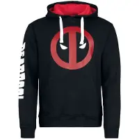 Deadpool - Disney Trui met capuchon - Logo - S tot L - voor Mannen - zwart | Maat M