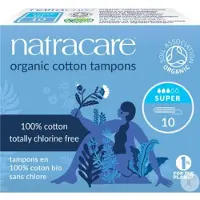 Natracare Tampons Katoen Super 10 Stuks