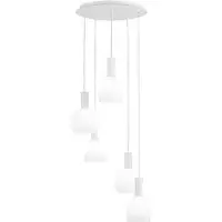 Eglo Pascoa, Flexibel, Wit, Wit, Glas, Staal, Glas, Binnen