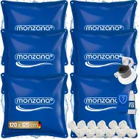 Monzana Zwembadkussen XL 6 stuks - Chloorbestendig PVC – Blauw