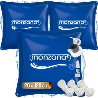 Monzana 3x zwembadrandbeschermer, wintermodel, XL, chloorbestendig, rechthoekig