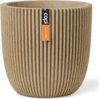 Capi Europe Pot bol Groove NL 35x34 beige bloempot