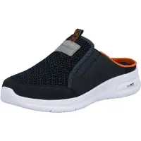 Rieker Clogs nachtblauw / antraciet / oranje