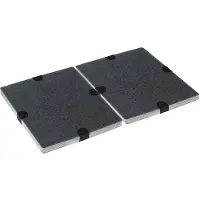 Alapure HFK4060 Compatibel met Miele Koolstoffilter DKF16-1 / 7932320 (2 St.)