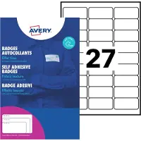 Avery Naambadge etiket l4784-20 63.5x29.6mm 540st | 5 stuks