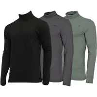 Campri 3-Pack - Skipully - Wintersportpully - Heren - Black/Charcoal-marl/Jungle green (645) - maat XXL