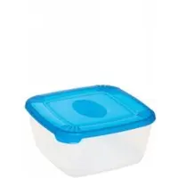 PLAST TEAM Polar Box 1,5L Vierkante Voedselcontainer - 17x17x8,3cm