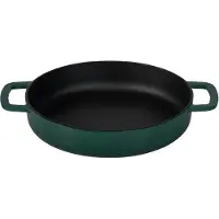 ComBekk geëmailleerde gietijzeren koekenpan Ø24 cm Holly Green