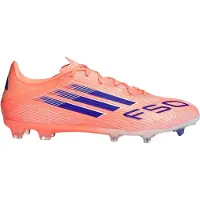 Adidas F50 League Gras / Kunstgras Voetbalschoenen (MG) Oranje Blauw Wit