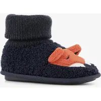 Thu!s kinder pantoffels met een vosje blauw maat 27/28
