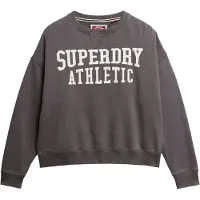 Superdry Sweatshirt antraciet / wit