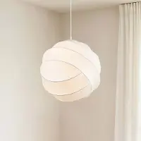 LumenXL Minimalistische hanglamp Soie in zijde-look