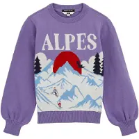 We fashion Trui lila / gemengde kleuren