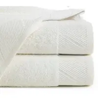 Eurofirany Luxe Badhanddoek Evita 70x140cm - 100% Katoen, Zilveren Draad