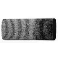 Eurofirany LEON Handowek 70x140 cm Zwart/Zilver 500 gsm - Luxe Katon