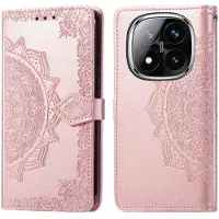 IMoshion Mandala Bookcase voor de Xiaomi Poco X7 - Rosé Goud