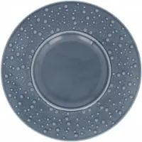 Lubiana Rosa Dinerbord Porselein 27cm Grijsblauw Dauwdruppels