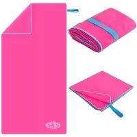 Nils Camp Sneldrogende Microvezel Handdoek 140x70 cm - Ideaal voor Strand & Sport