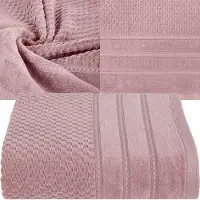 Eurofirany Luxe Katoenen Handdoek 30x50 cm - Zacht & Absorberend - Donkerroze
