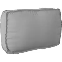 vidaXL Kussen Grijs 70 x 40 x 12 cm Oxford Stof