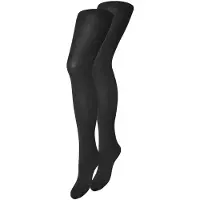 Pieces Fijne panty 'New Nikolone' zwart