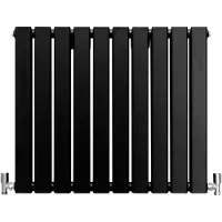 MonsterShop Design Radiator - Mat Zwart - 600 mm x 700 mm