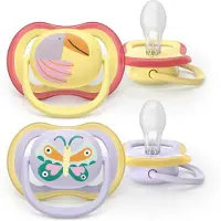 Philips Fopspeen +0m Air vlinder/krab 2 St Fopspeen