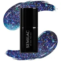 Semilac UV Colours UV Gel Polish Gel Nagellak 7 ml 826 Virtual Blue