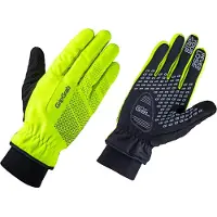 Gripgrab - Ride Hi-Vis Winddichte Winter Fietshandschoenen met Padding Gevoerde Thermo Wielerhandschoenen - Geel Hi-Vis - Unisex - Maat XL