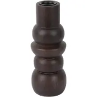 Present Time kandelaar formado small donker hout