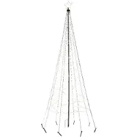 Lumineo Metalen kerstboom met verlichting | | 1.5 meter