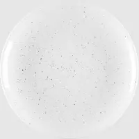 Lubiana ART 6750 plat bord 15 cm, wit met stippen, hotel porselein