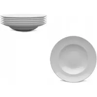 Lubiana Kaszub Diepe Borden 27 cm - 6 Stuks Porselein